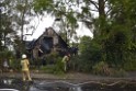 Grossfeuer Einfamilienhaus Siegburg Muehlengrabenstr P0872